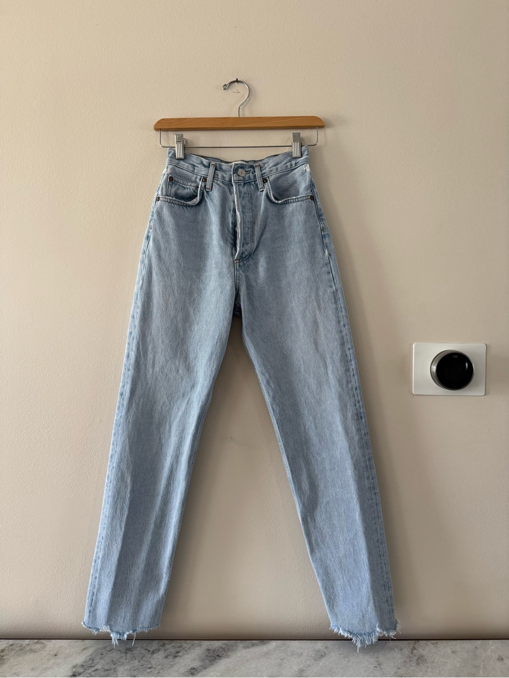 Agolde 90s Pinchwaist Jeans - Light Wash High-Rise Straight Jeans